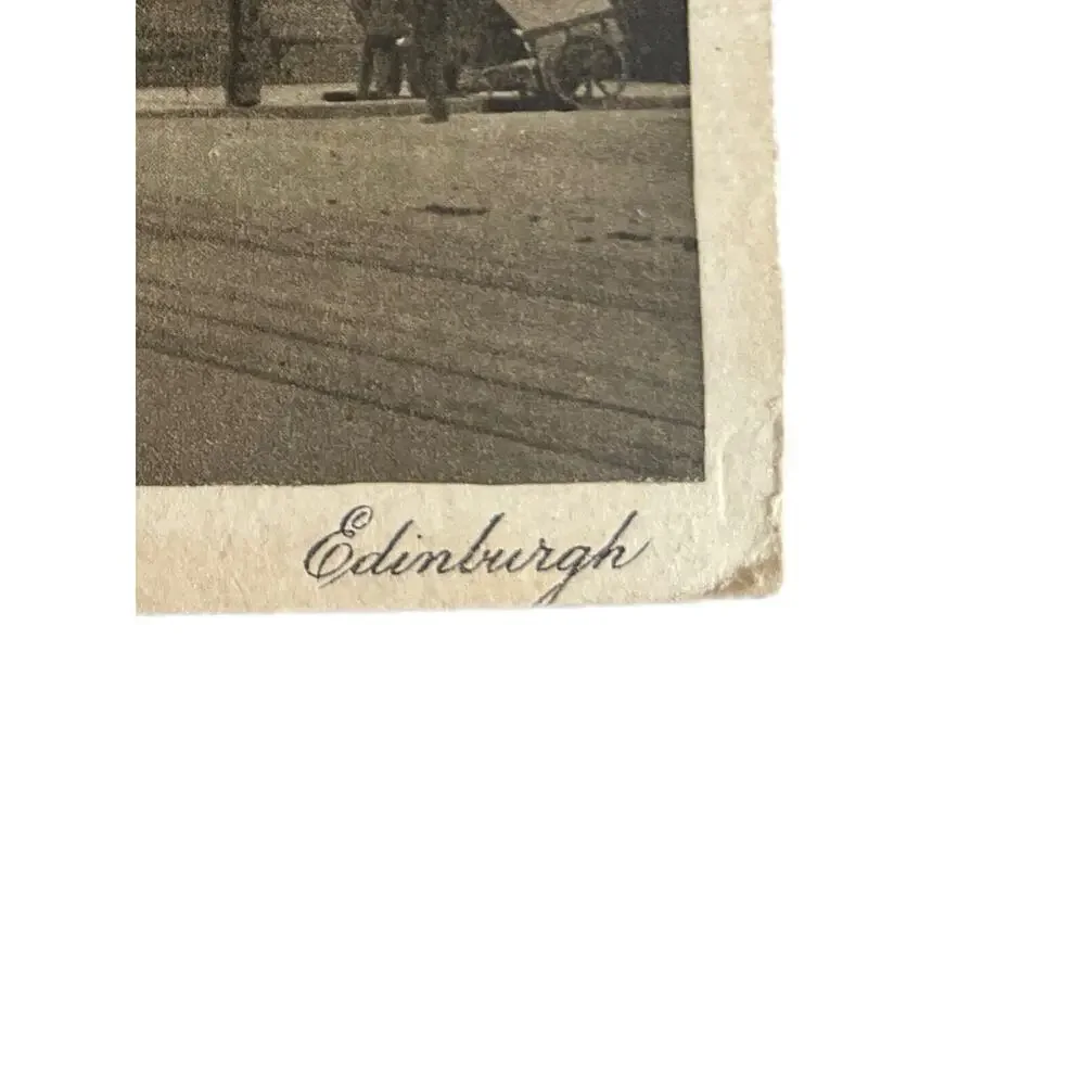 Antique Ephemera Early 1900 Litho Castle Postcards Princes St East End Edinburgh